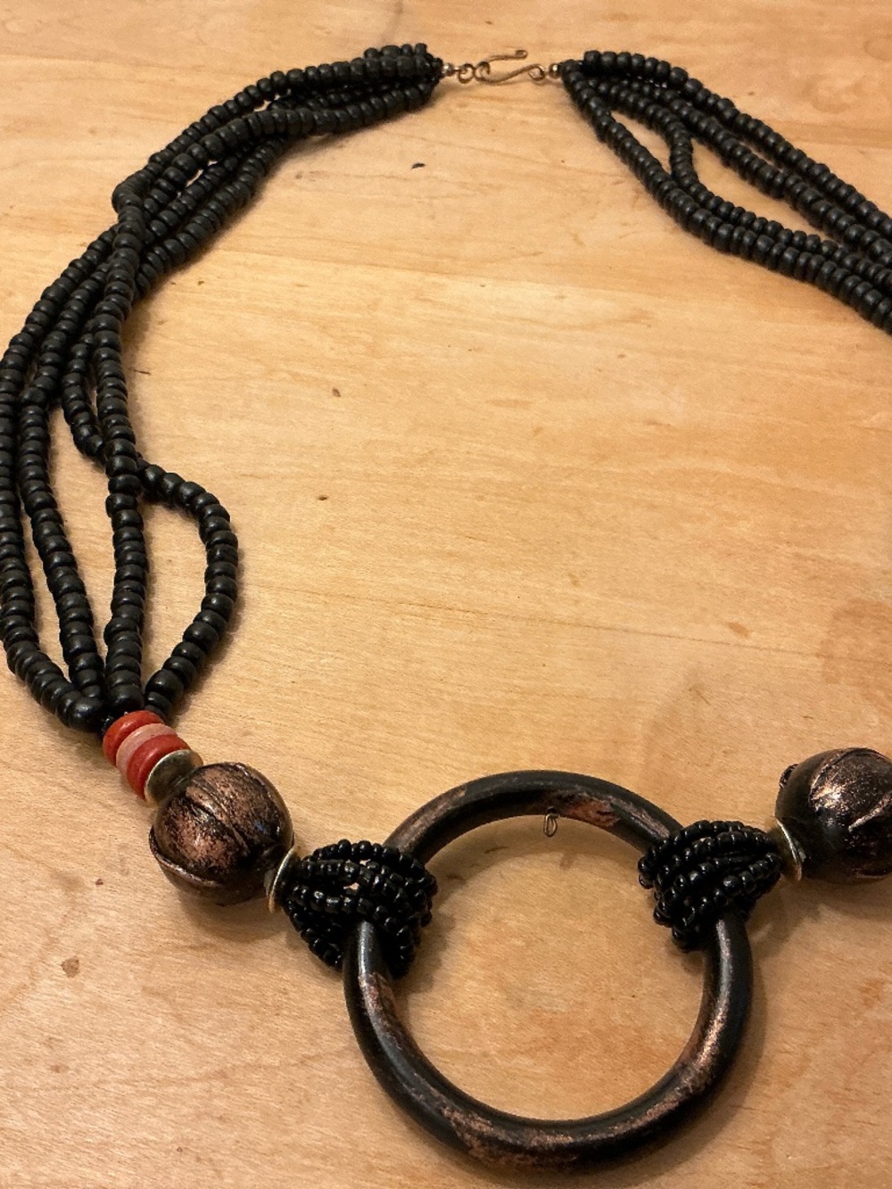 Wood Bead Necklace